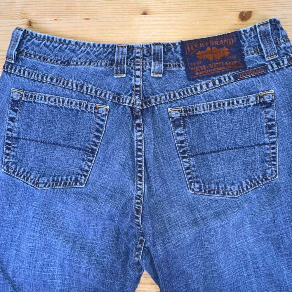 Lucky‎ Brand Dungarees New Vintage Jeans Size 10/30 Long Made in USA Y2K